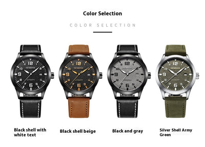 Reloj Mecánico Automático Retro Cuero Genuino Estilo Ejecutivo - Image 16