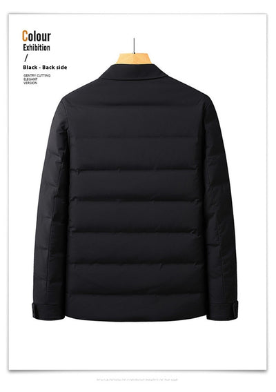 Chaqueta Polo con Plumón de Pato Blanco Premium - Abrigo Cálido y Elegante - Image 14