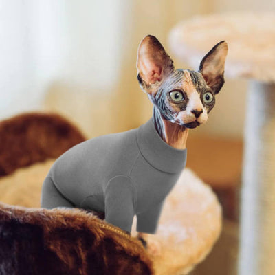 Suéter Cuello Alto para Gatos Sphynx - Ropa Térmica Suave para Gatos sin Pelo - Image 7