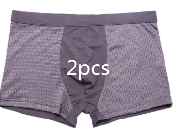 Calzoncillos Holgados de Malla Ice Silk para Hombre - Image 15