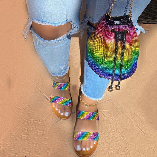 Pulsera de Cristales Arcoíris Viral - Diseño Europeo Tendencia - Image 9