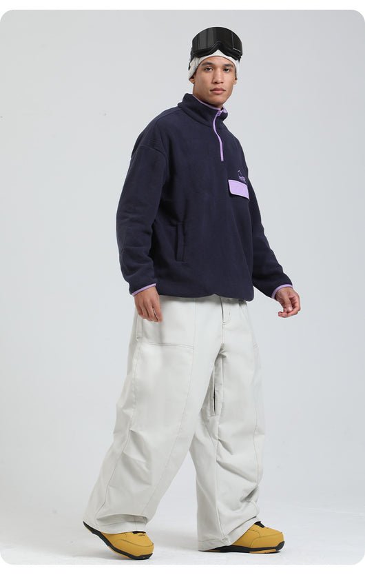 Pantalones de Esquí Impermeables Cortaviento con Pierna Ancha - Image 22