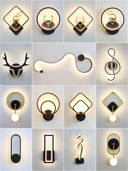 Lámpara de Pared LED Minimalista Moderna para Dormitorio - Image 15