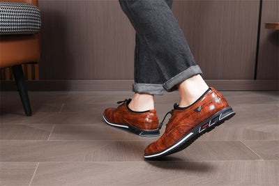 Mocasines de Cuero para Hombre - Zapatos Casuales Versátiles - Image 11