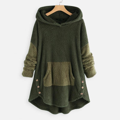 Suéter Acolchado Doble Faz con Capucha - Manga Larga Estilo Europeo - Image 12