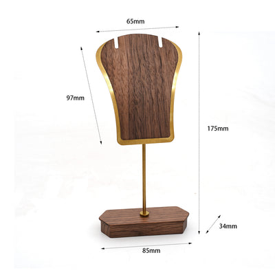 Organizador de Joyas en Madera y Cobre - Exhibidor de Collares y Aretes - Image 9