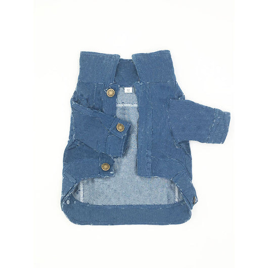 Ropa de Mezclilla para Perros - Abrigo Denim Cómodo para Mascotas - Image 7