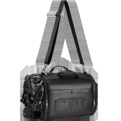 Bolsa Crossbody de Viaje con Diseño de Calavera 3D - Portátil y Moderno - Image 2