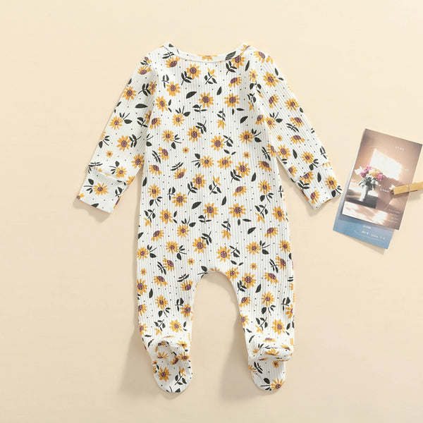 Mameluco Floral para Recién Nacido - Romper Suave y Cómodo