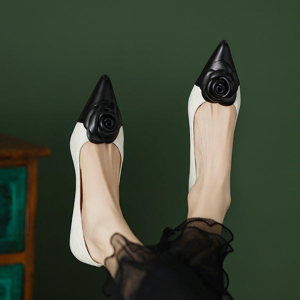 Zapatos de Tacón de Cuero Premium con Forro a Juego - Diseño Elegante y Sofisticado