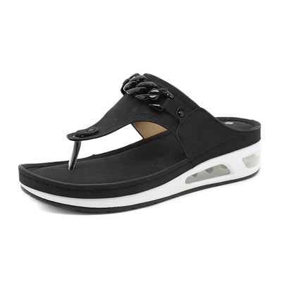 Sandalias Cuña con Cámara de Aire para Mujer - Comodidad Casual - Image 3