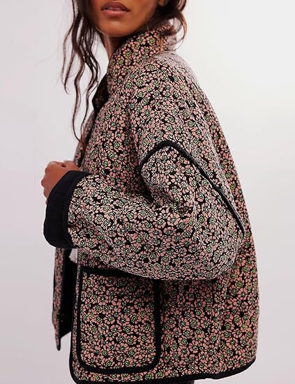 Abrigo de Algodón Estampado para Mujer - Otoño e Invierno - Image 3