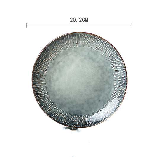 Plato Desayunero Multiusos Cerámica Pintada a Mano Estilo Rústico - Image 68