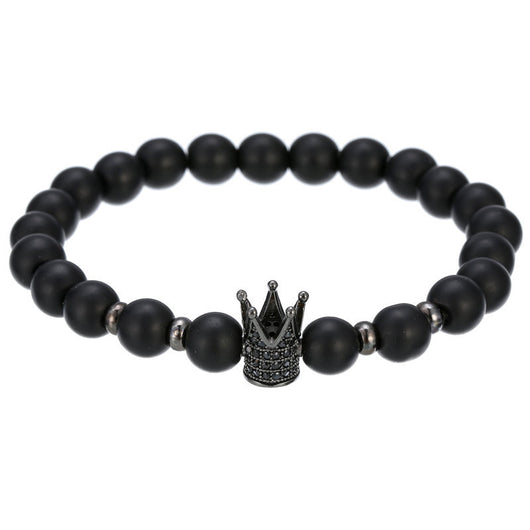 Pulsera Hexagonal para Hombre con Circonitas Incrustadas y Diseño de Corona - Image 15