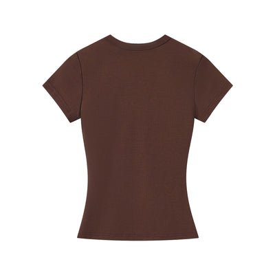 Camiseta Ajustada Cuello Redondo para Mujer - Efecto Reductor - Image 23