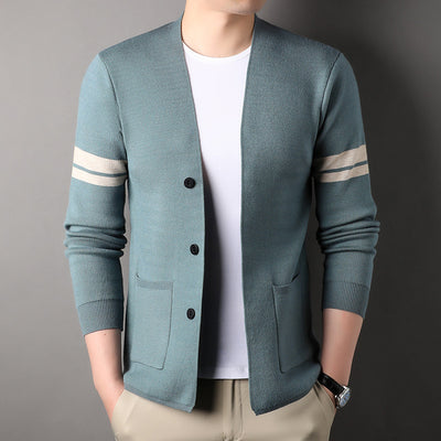 Suéter Versátil de Punto Liso para Hombre - Oficina y Casual - Image 6