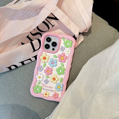 Funda para Celular de Flores Coloridas en Silicona - Image 11