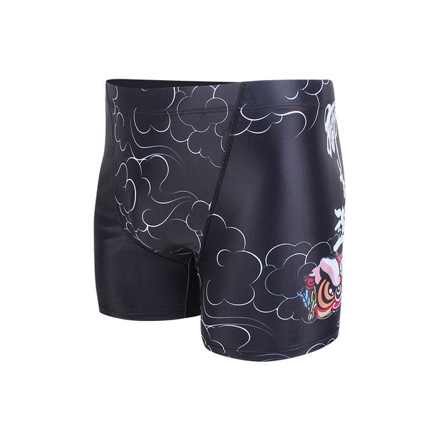 Bañador Deportivo Estilo León Negro para Hombre - Image 3
