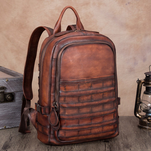 Mochila de Cuero para Hombre - Elegancia y Funcionalidad - Image 8