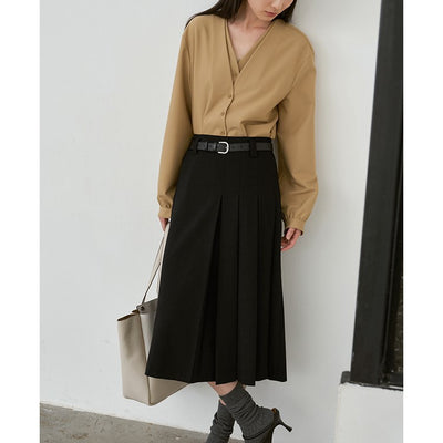 Blusa Elegante con Efecto Capas y Mangas Abullonadas - Image 3