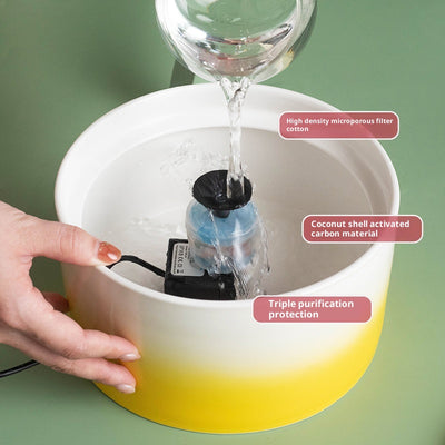 Fuente de Agua Automática para Gatos con Cerámica y Tecnología Eléctrica - Image 4