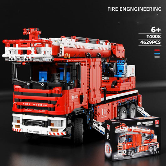 Camión de Bomberos Mecánico - Bloques de Construcción de Precisión Tank Boy - Image 8
