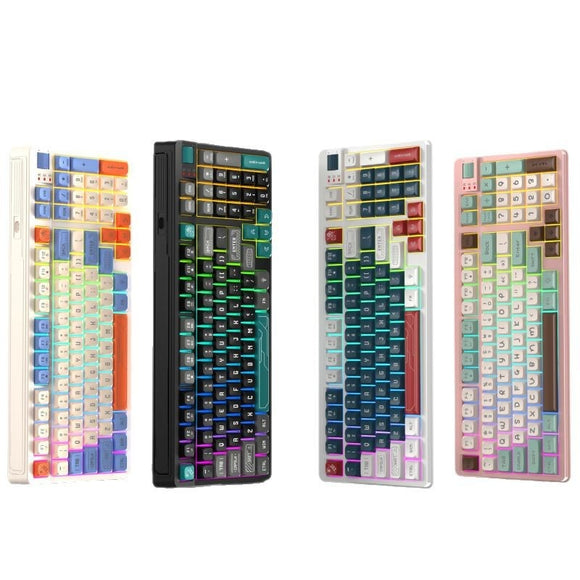 Escritorio Gaming con Iluminación RGB Multicolor y Diseño Mecánico Premium