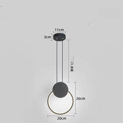 Lámpara Colgante LED Geométrica para Cafés y Bares - Image 10