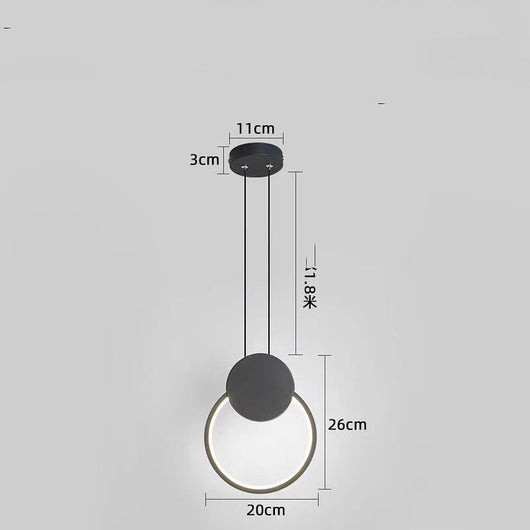 Lámpara Colgante LED Geométrica para Cafés y Bares - Image 10