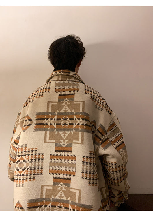 Abrigo de Lana Oversized para Hombre - Chaqueta Casual Holgada - Image 18