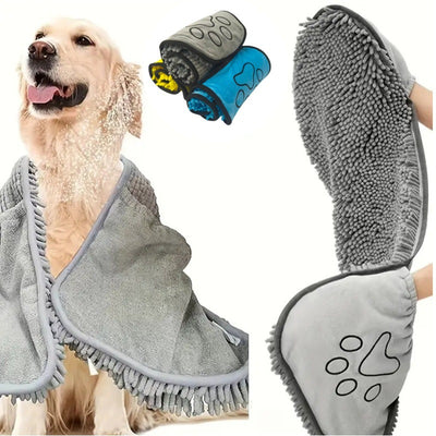 Toalla de Baño para Mascotas - Absorción Rápida para Perros y Gatos - Image 10