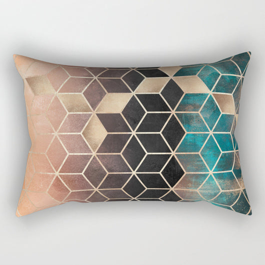 Cojín Decorativo con Diseño Geométrico