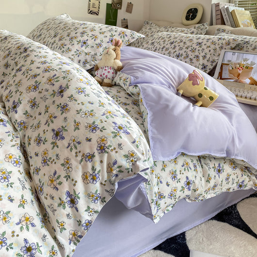 Funda Nórdica de Algodón Lavado para Cama de Estudiante - Image 19