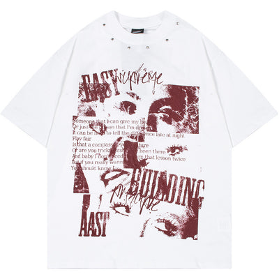 Playera Hombre Estampado Abstracto Manga Corta - Image 7