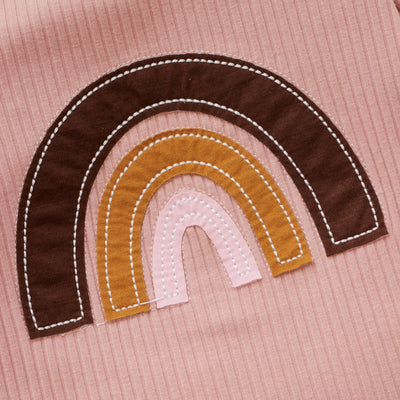 Conjunto Deportivo para Niñas Arcoíris de Algodón con Sudadera y Pantalón - Image 17