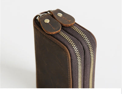 Bolso Retro de Cuero para Llaves con Diseño Vintage - Image 13