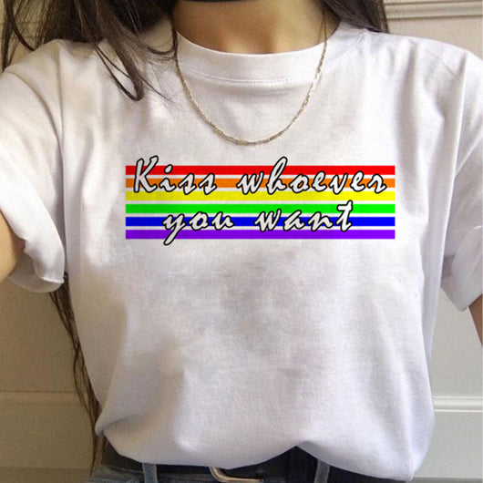 Playera Orgullo Gay Arcoíris para Mujer - Manga Corta - Image 14