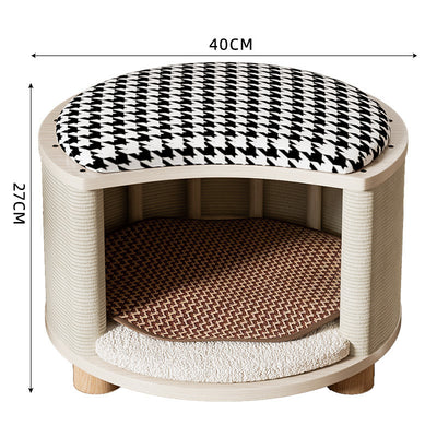 Cama de Madera Maciza para Gatos - Nido Versátil para Todas las Estaciones - Image 8