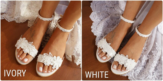 Sandalias Planas de Verano Blancas con Apliques Tridimensionales - Image 14