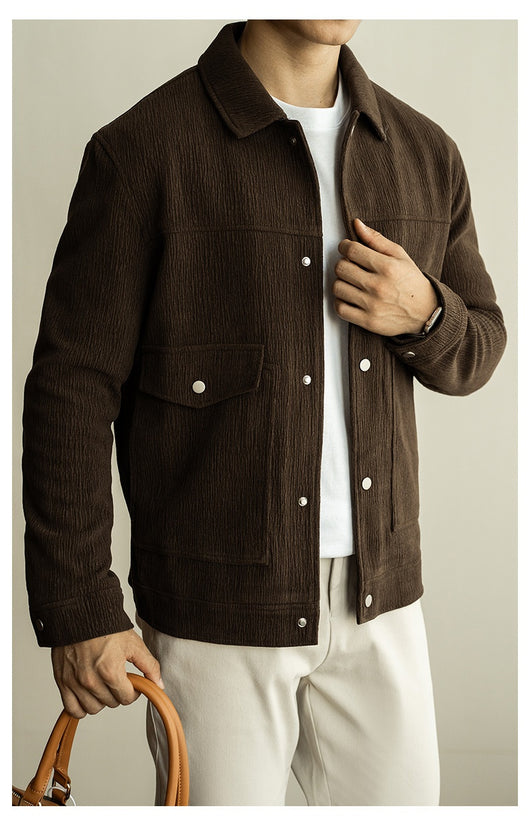 Chaqueta Texturizada Premium para Hombre - Otoño e Invierno - Image 11