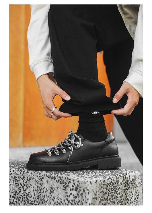 Zapatos Casuales Estilo Británico Retro de Trabajo - Image 18