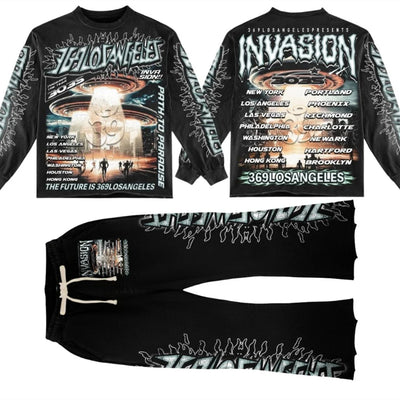 Conjunto Completo Sudadera Invasion con Pantalón Acampanado - Image 2