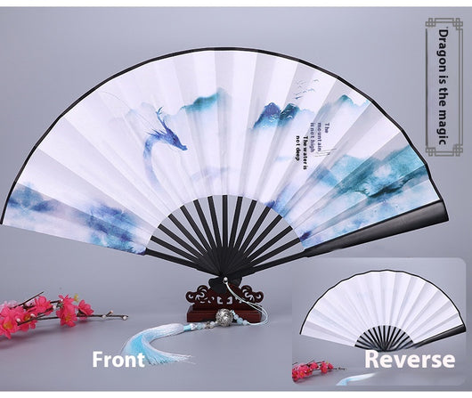 Abanico Plegable de la Serie Antigua Han Chinese Clothes Match - Image 26