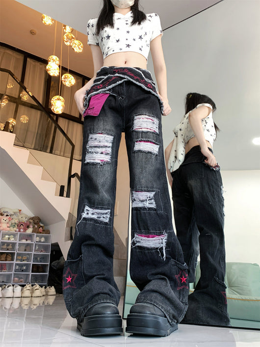 Jeans Flare Rotos con Diseño Desenfadado y Toque Chic - Image 11