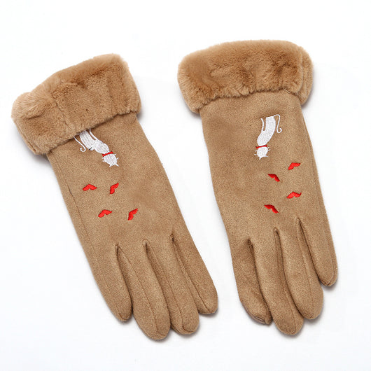 Guantes de Invierno para Mujer en Ante Suave - Image 9