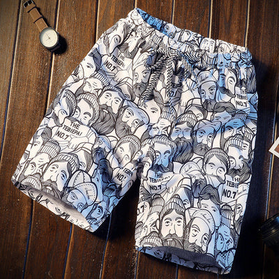 Pantalones Cortos de Playa Estampados para Hombre - Comodidad y Estilo - Image 7