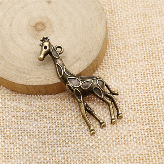 Colgante Jirafa de Aleación de Zinc Antiguo – Accesorio Animal Adorable - Image 8