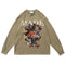 Playera Suelta Fried Street Cuello Redondo