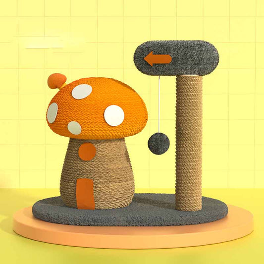 Casa Seta de Sisal para Gatos - Árbol Rascador Multifuncional - Image 2