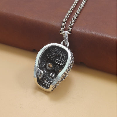 Dije Calavera de Plata Esterlina 925 con Circón Blanco - Image 7